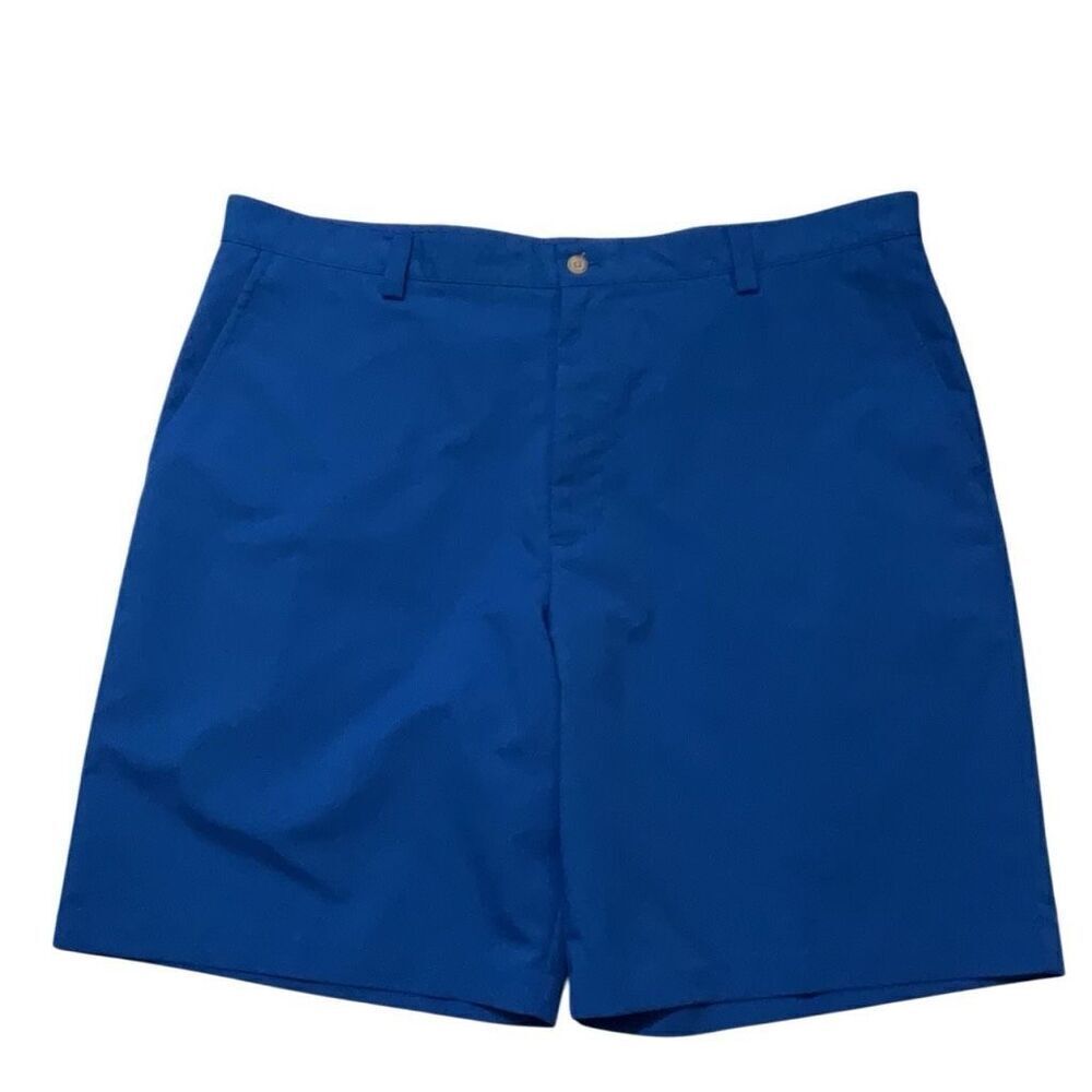 IZOD Perform X Blue Outdoor Mens Shorts Vented Waist Pockets Size 40